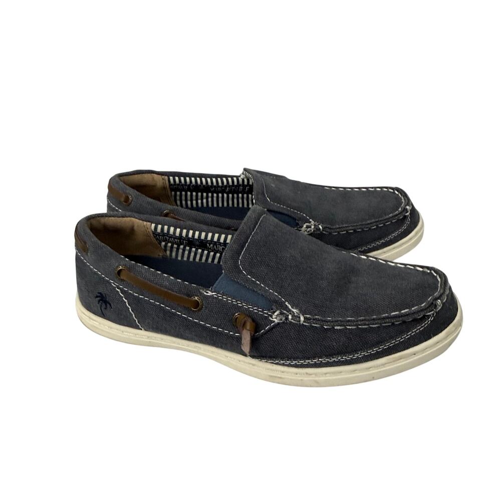 Margaritaville Shoes Mens Size 8.5 Dock Canvas Blue Slip On Casual Boat
